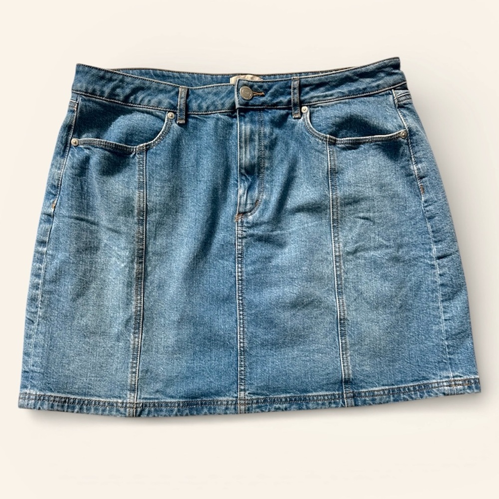 LOFT Classic Blue Mini Skirt
